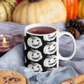 Spooky Pumpkin Pattern | Frohe Halloween Kaffeetasse