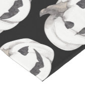 Spooky Pumpkin Pattern | Frohe Halloween Kurzer Tischläufer (Ecke)