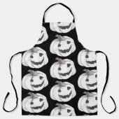 Spooky Pumpkin Pattern | Frohe Halloween Schürze (Vorderseite)