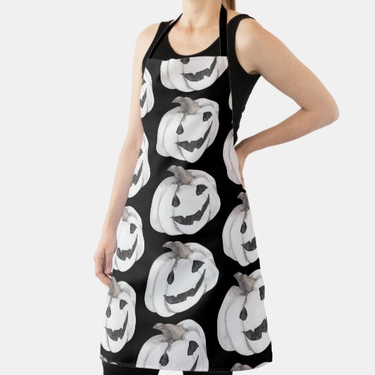 Spooky Pumpkin Pattern | Frohe Halloween Schürze (InSitu)