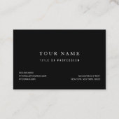 Spooky Pumpkin Pattern | Frohe Halloween Visitenkarte (Rückseite)