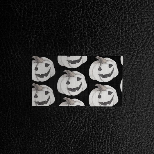 Spooky Pumpkin Pattern | Frohe Halloween Visitenkarte