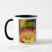 Spooky Pumpkin - Personalisierte Halloween-Tasse Tasse (Links)