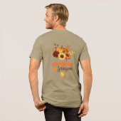 Spooky Pumpkin Season | Halloween Vibes T-Shirt Tri-Blend Shirt (Rückseite voll)