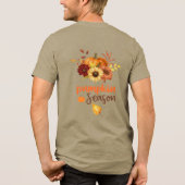Spooky Pumpkin Season | Halloween Vibes T-Shirt Tri-Blend Shirt (Rückseite)