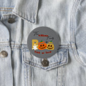 Spooky Pumpkin Trick oder Treat Button (Beispiel)