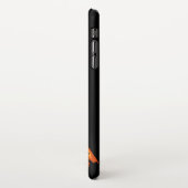 Spooky Pumpkin und Hexenbrenner gegen den Mond iPhone Hülle (Linke Seite)