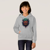 Spooky Pumpkin unter Vollmond Hoodie (Vorne ganz)
