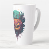 Spooky Pumpkin unter Vollmond Milchtasse (Rechte Ecke)