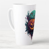 Spooky Pumpkin unter Vollmond Milchtasse (Linke Ecke)