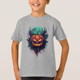 Spooky Pumpkin unter Vollmond T-Shirt
