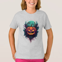 Spooky Pumpkin unter Vollmond T-Shirt
