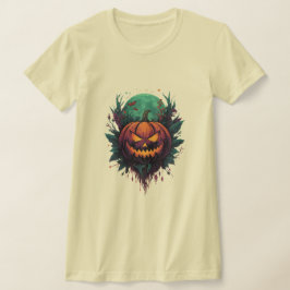 Spooky Pumpkin unter Vollmond T-Shirt