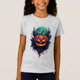 Spooky Pumpkin unter Vollmond T-Shirt