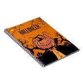 Spooky Pumpkin Vampire Notebook - Halloween Limite Notizblock (Rechte Seite)