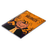 Spooky Pumpkin Vampire Notebook - Halloween Limite Notizblock (Linke Seite)