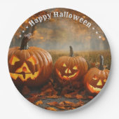 Spooky Pumpkins Family Collection Pappteller (Vorderseite)