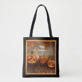 Spooky Pumpkins Family Collection Tasche (Vorderseite)