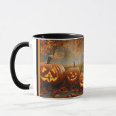 Spooky Pumpkins Family Collection Tasse (Links)