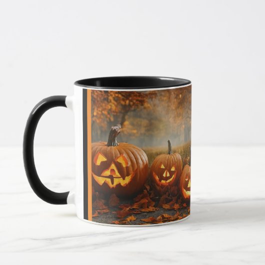 Spooky Pumpkins Family Collection Tasse (Links)