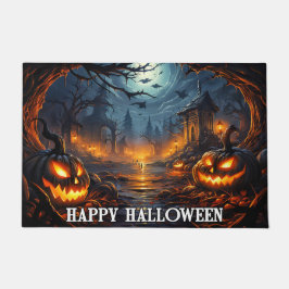 Spooky Pumpkins | Frohe Halloween Fußmatte