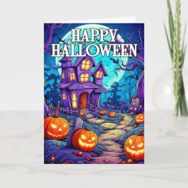 Spooky Pumpkins | Frohe Halloween Karte