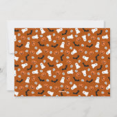 Spooky Pumpkins Halloween Familienfoto Collage Feiertagskarte (Rückseite)