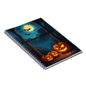 Spooky Pumpkins Halloween Notizblock (Rechte Seite)