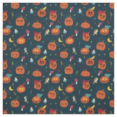 Spooky Pumpkins Halloween-Stoffdesign Stoff (Muster)
