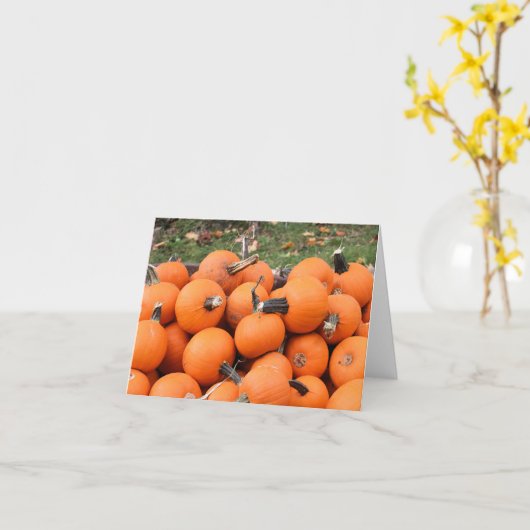Spooky Pumpkins Karte (Gelbe Blume)