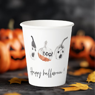 Spooky Pumpkins Party Frohe Halloween Pappbecher