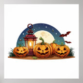 Spooky pumpkins poster (Vorne)