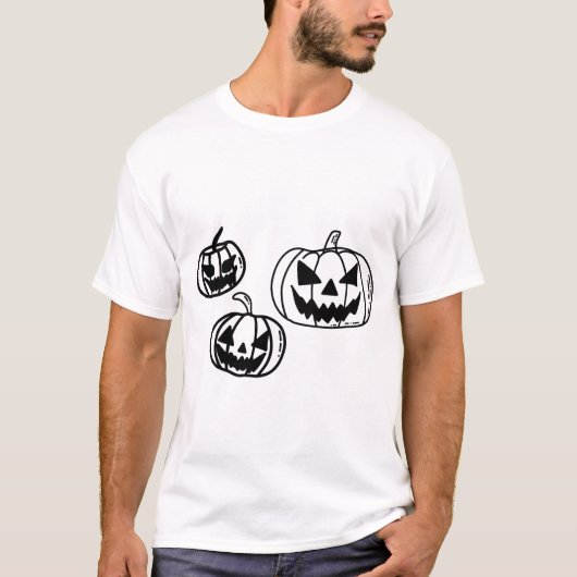 Spooky Pumpkins T-Shirt (Vorderseite)
