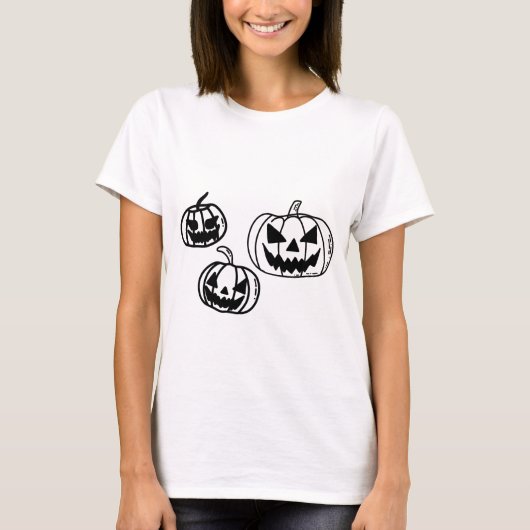 Spooky Pumpkins T-Shirt (Vorderseite)