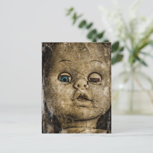 Spooky Puppe. Postkarte (Stehend Vorderseite)