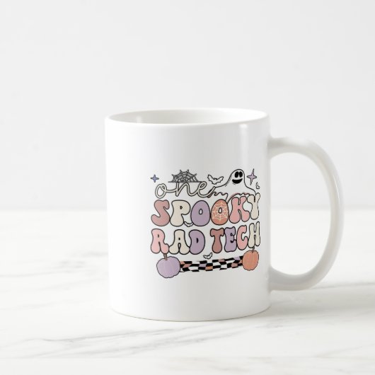 Spooky Radiology Tech Halloween Krass Technologe R Kaffeetasse (Rechts)
