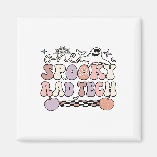 Spooky Radiology Tech Halloween Krass Technologe R Magnet (Vorne)
