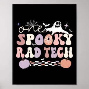 Spooky Radiology Tech Halloween Krass Technologe R Poster