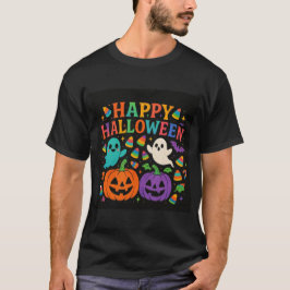 Spooky Rainbow Halloween" T-Shirt