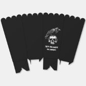 Spooky Raven Skull Popcorn Halloween Gefälligkeits Geschenkschachtel (Ungeklappt)