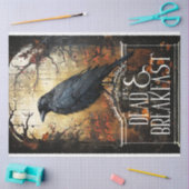 Spooky Raven Vintag Decoupage Seidenpapier (Basteln)