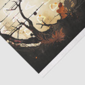 Spooky Raven Vintag Decoupage Seidenpapier (Ausschnitt)
