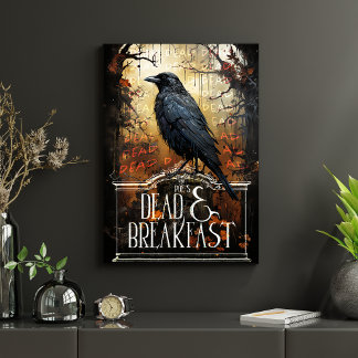 Spooky Raven Vintag Decoupage Seidenpapier