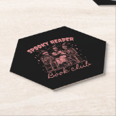 Spooky Reader Book Club D Red Untersetzer (angewinkelt)