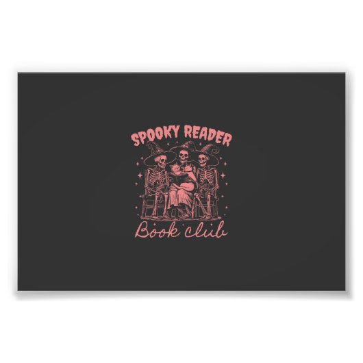 Spooky Reader Buchclub D Rot Fotodruck (Vorne)