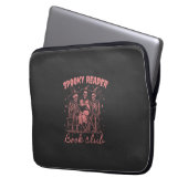 Spooky Reader Buchclub D Rot Laptopschutzhülle (Vorderseite Links)