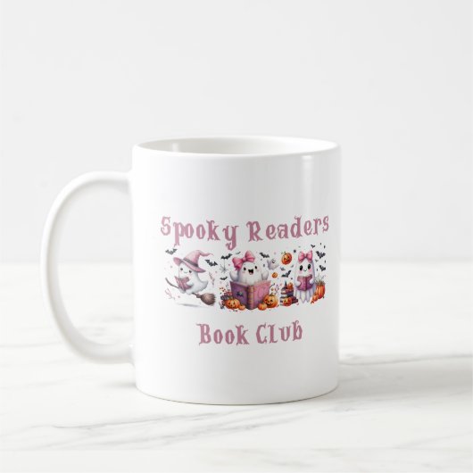 Spooky Readers Book Club Kaffeetasse (Links)
