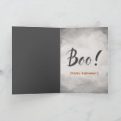 Spooky Realistic Zombie Halloween Card Karte (Innenseite)