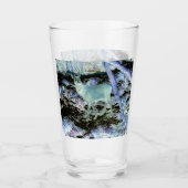 Spooky Red Deer Stag Glas (Vorderseite)