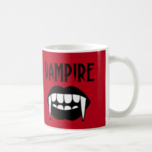 Spooky Red Vampire Halloween Kaffeetasse